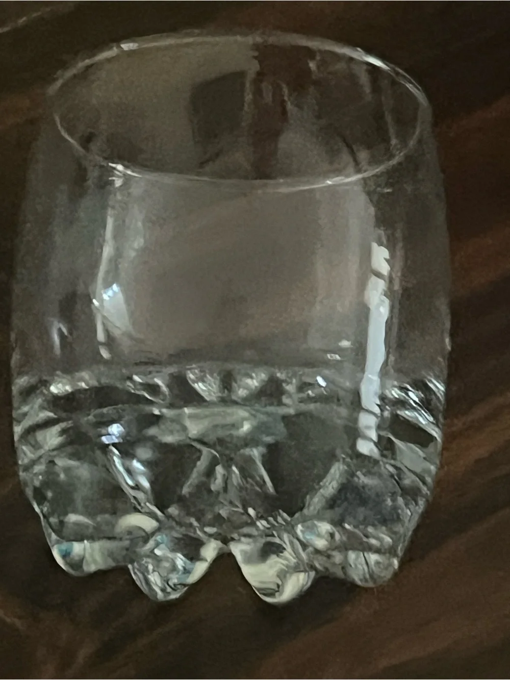 Clear Whiskey Glass  - Classic Dining Glass in Transparent Clear